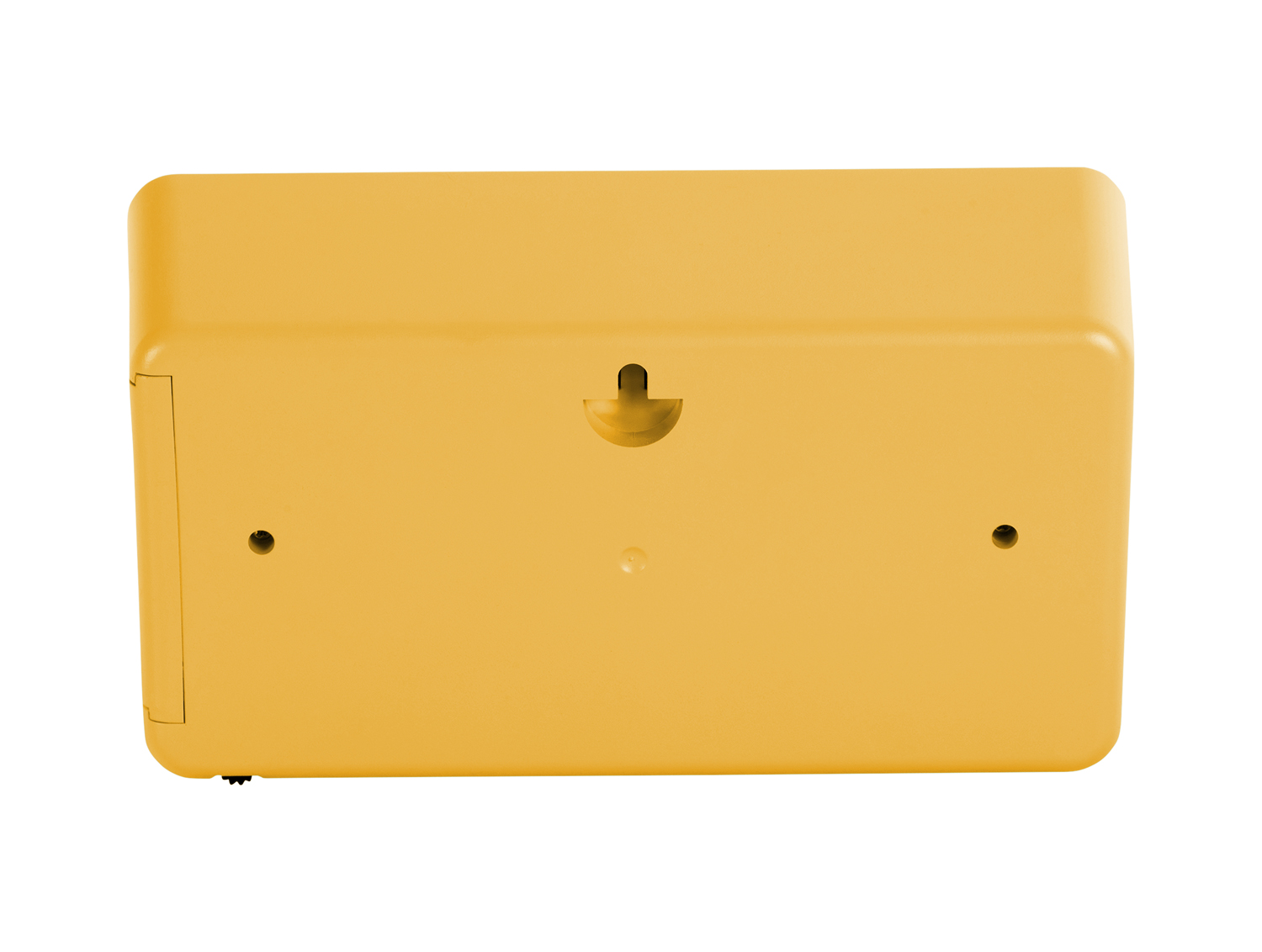 Wandklok Funky Flip - Heldergeel