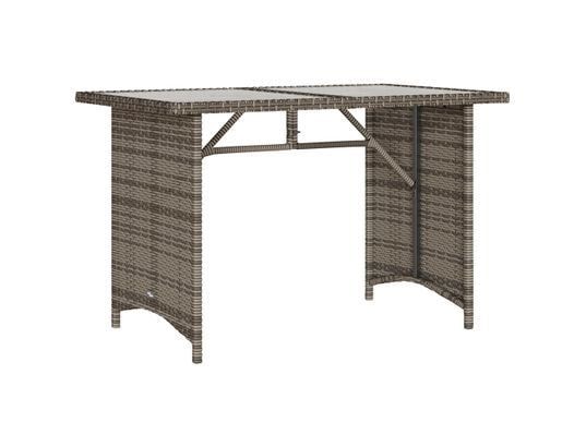 LES TENDANCES - Salon extérieur Salon de jardin-gris-5 places-177x70x68-511661