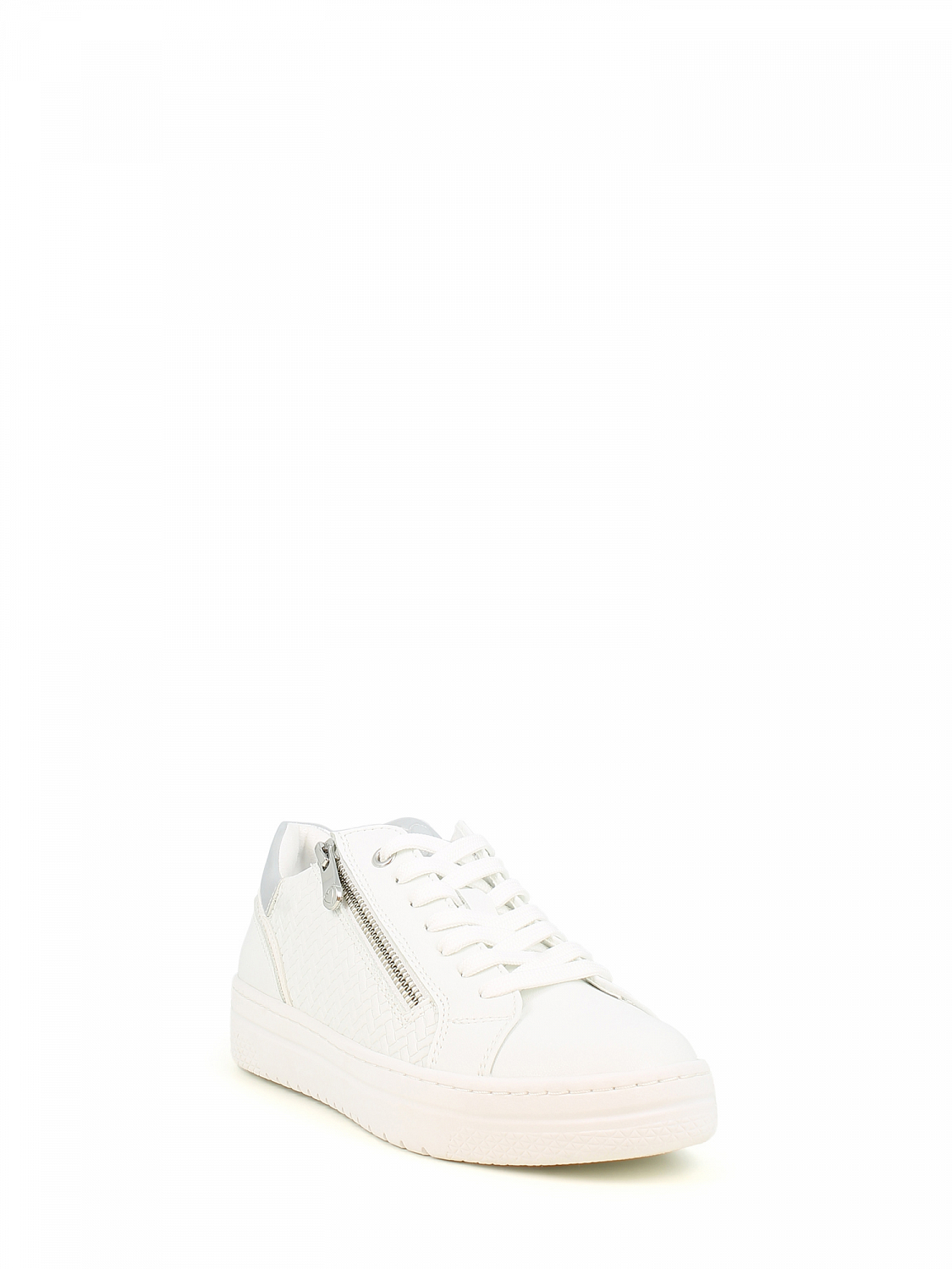 Marco Tozzi White Pattern Sneaker