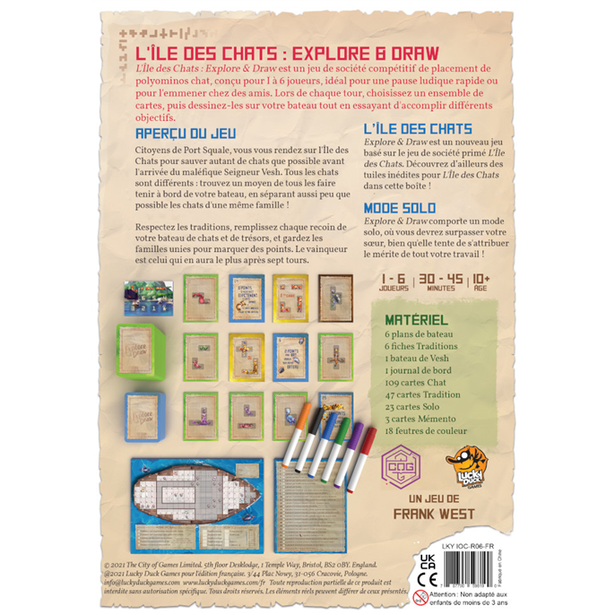 L'Ile des Chats : Explore and Draw