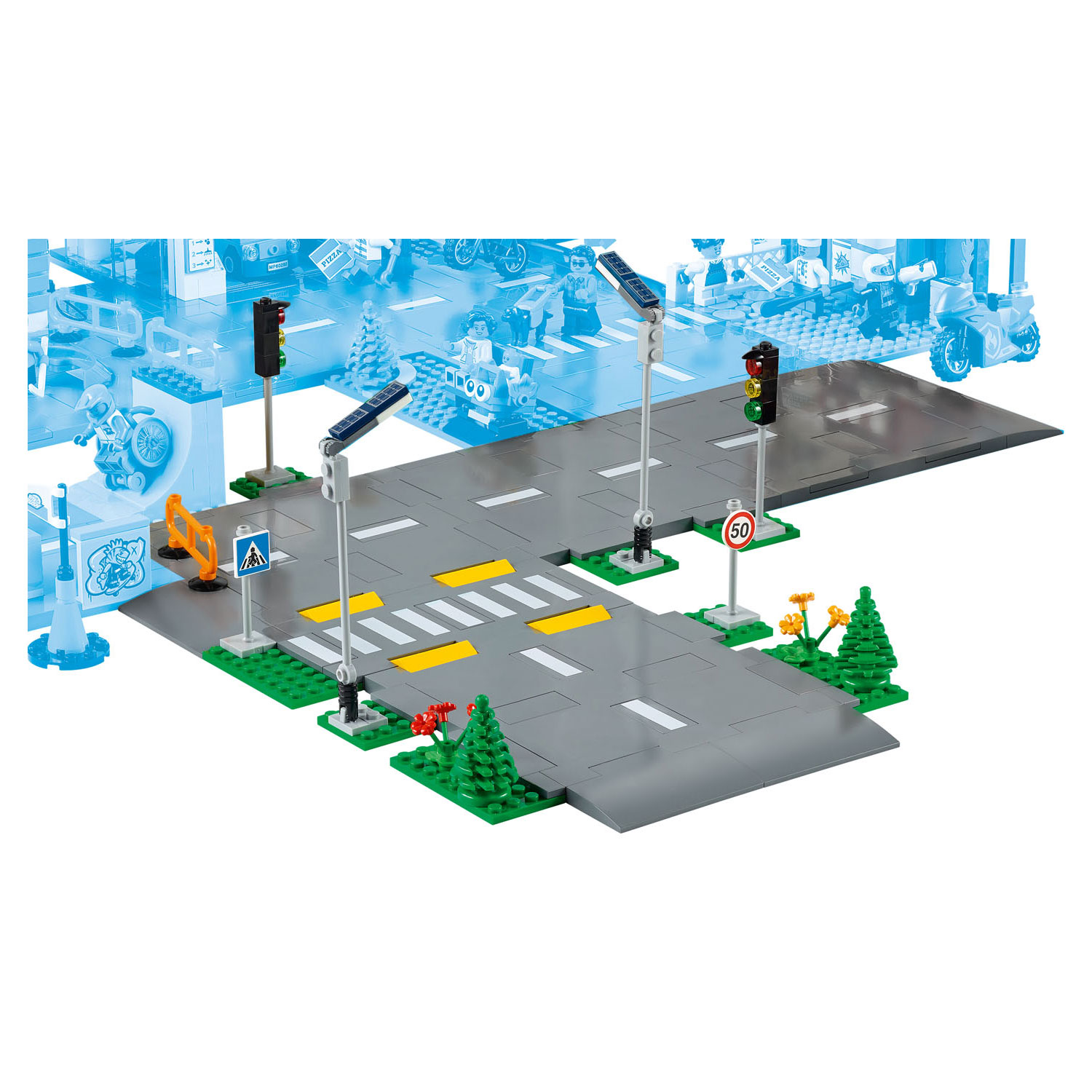 LEGO City Town 60304 Wegplaten