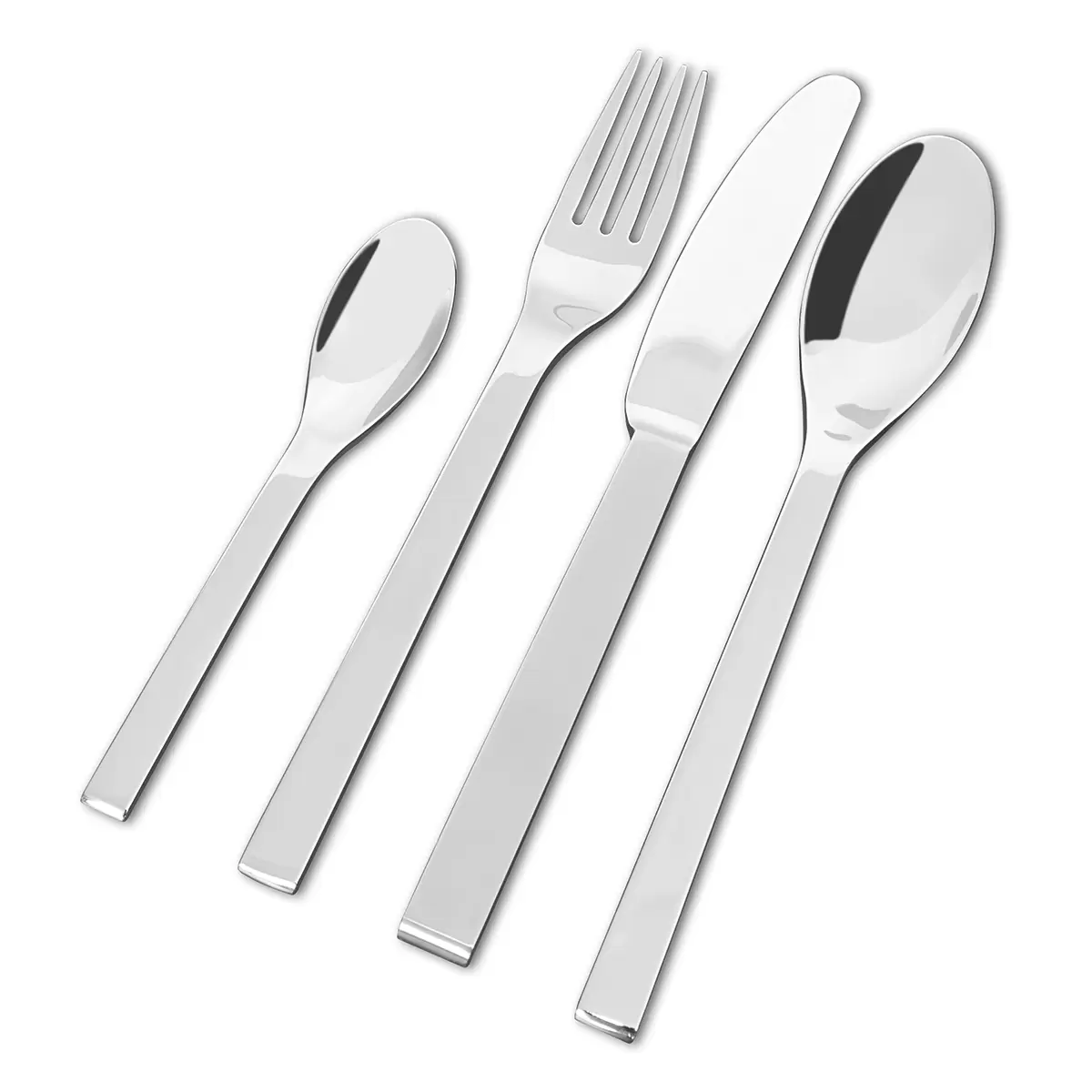 Besteckset 24tlg Meta II Elite poliert Silber