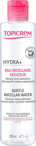 Topicrem Hydra+ Eau Micellaire Douceur Peaux Et Yeux Sensibles Flacon 200ml