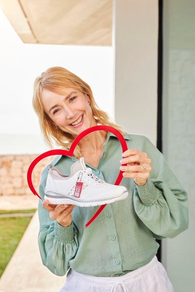 Rieker Slip-On Sneaker  Slipper, Schlupfschuh, Freizeitschuh 150 Jahre RIEKER Jubiläumsartikel