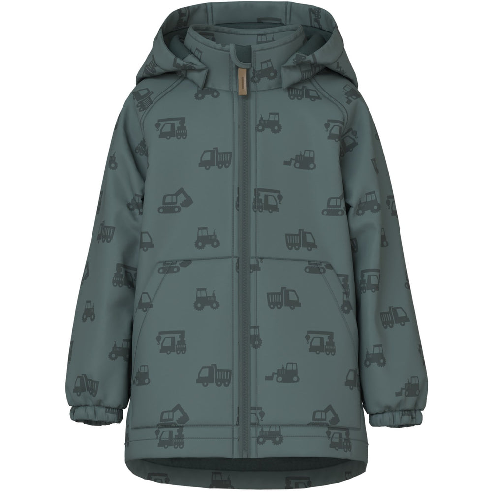 Køb Name It Balsam Green Nmmalfa08 Softshell Jakke Magic 1Fo Tb