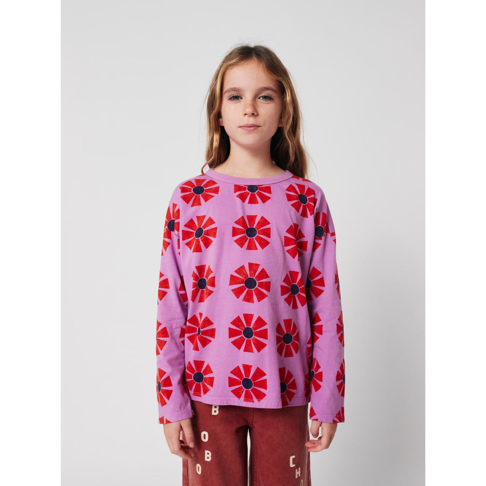 Køb Bobo Choses Purple Kaleidoscope All Over Bluse