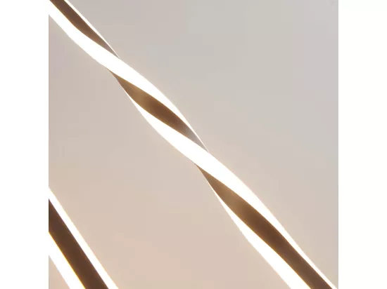 Lampadaire design rectangle noir LED dimmable - Powell
