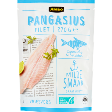 Jumbo Pangasiusfilet 270 g