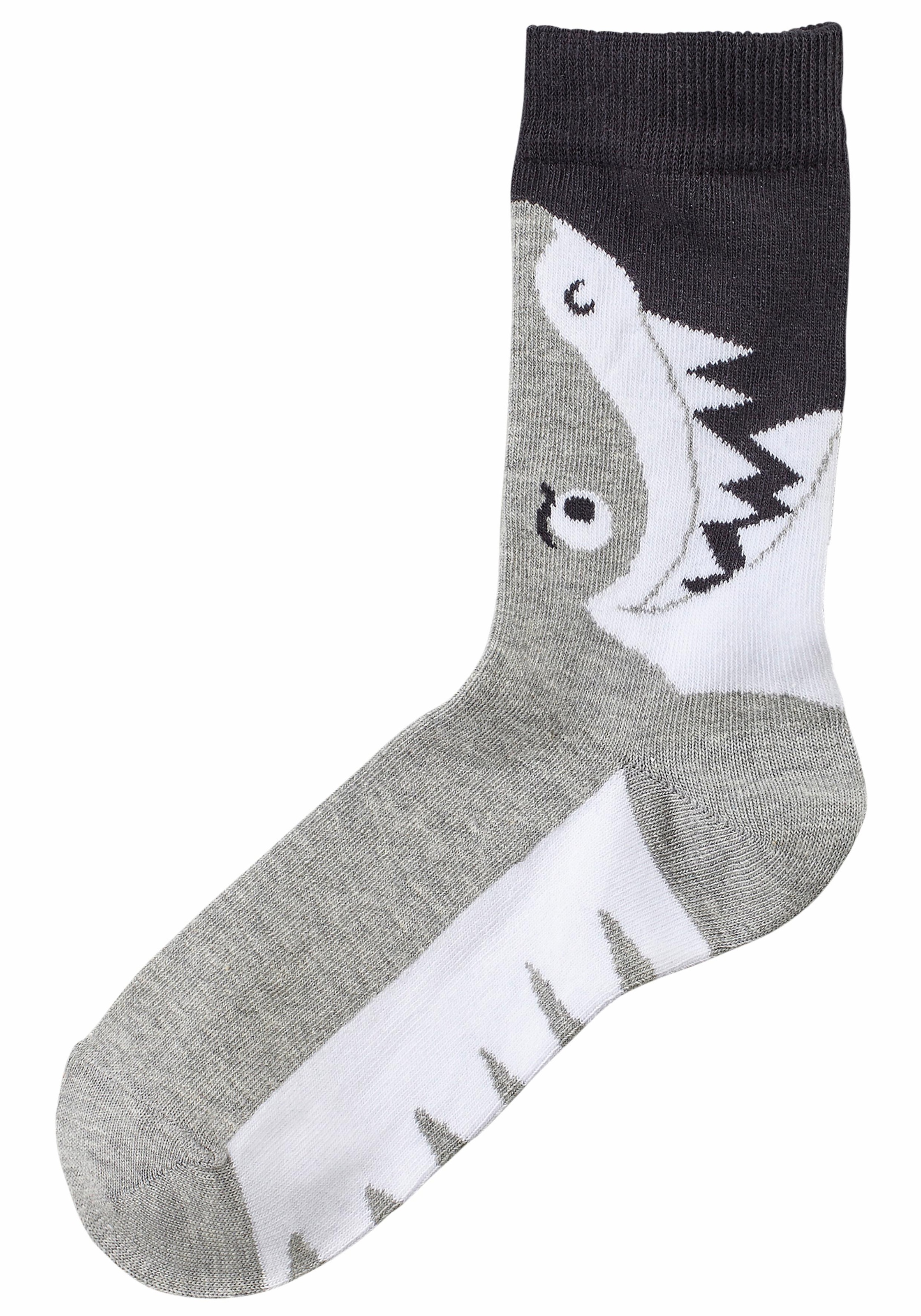 Socken Packung, 5 Paar tlg. mit Tiermotiven
