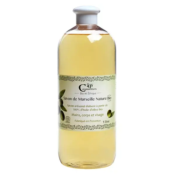 Sabonete Líquido Orgânico de Marselha da Cap Cosmetics, 1L