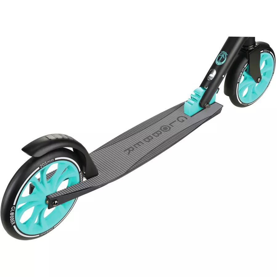 GLOBBER Scooter One NL500-205, schwarz-türkis