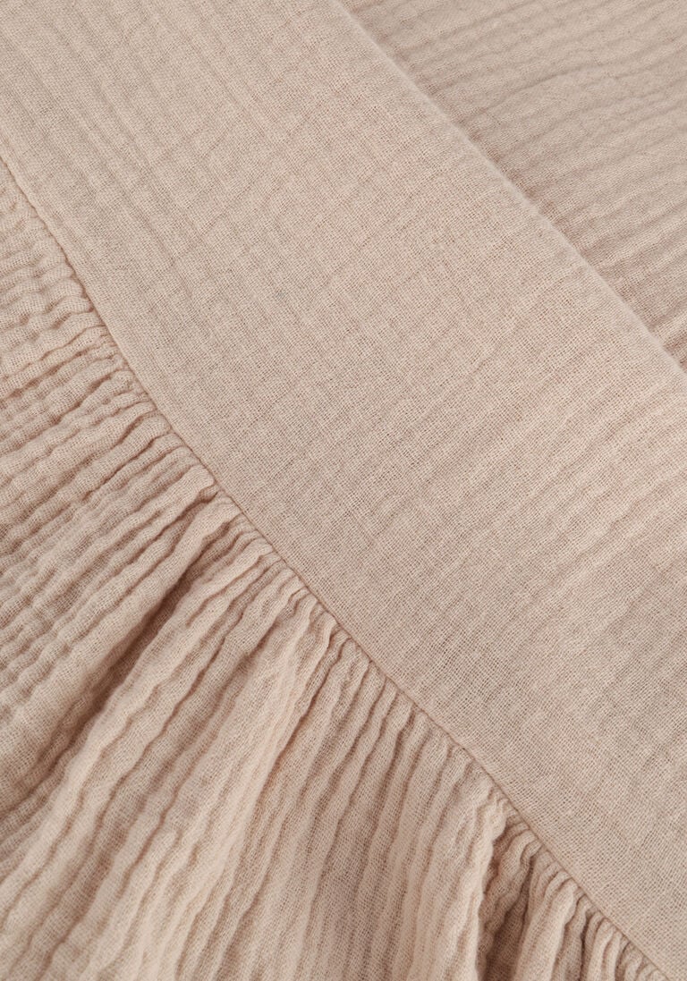 BY-BAR beige by-bar maxi jurk rosa doppia dress