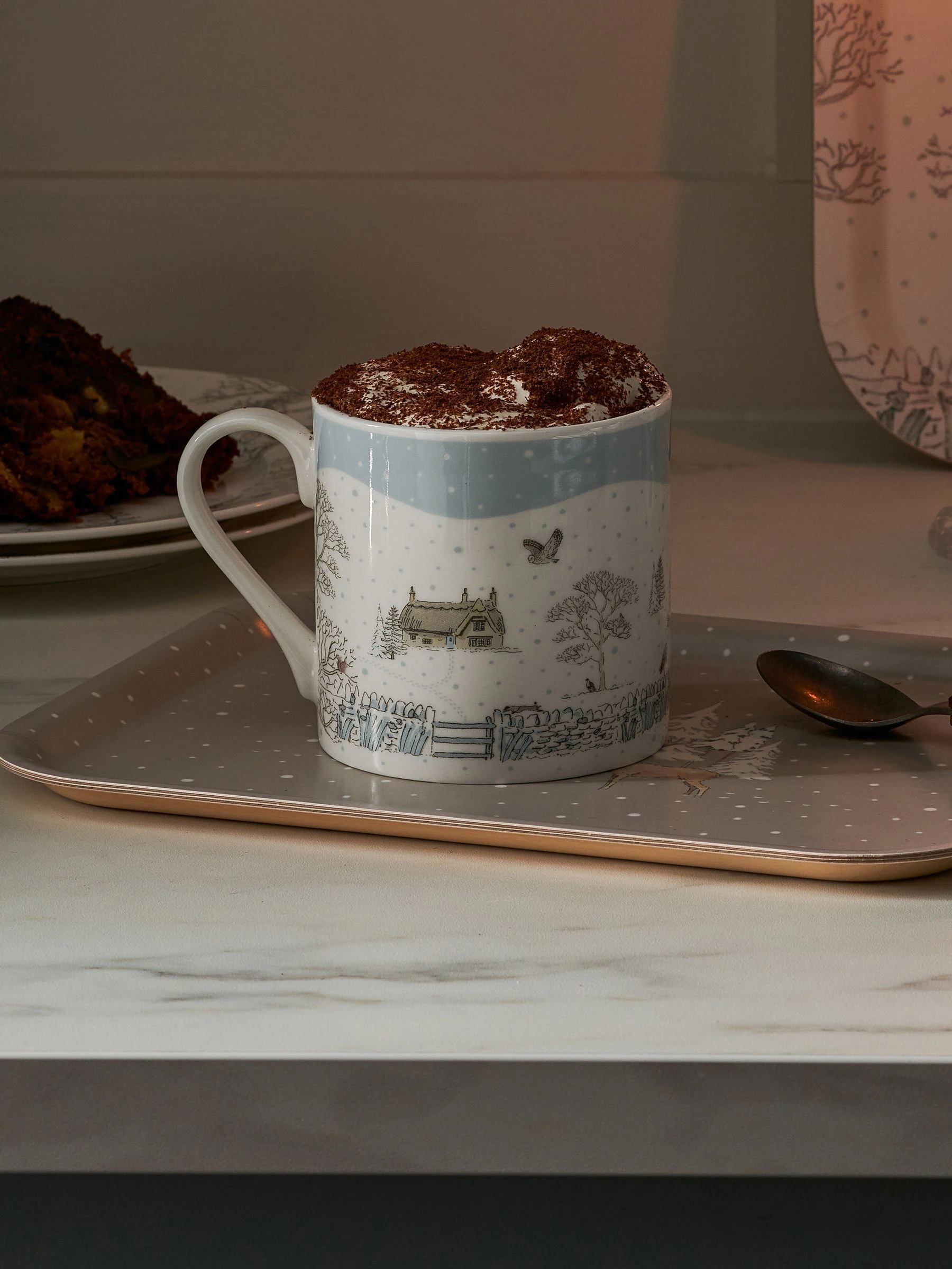 Sophie Allport Snowy Cottage Mug