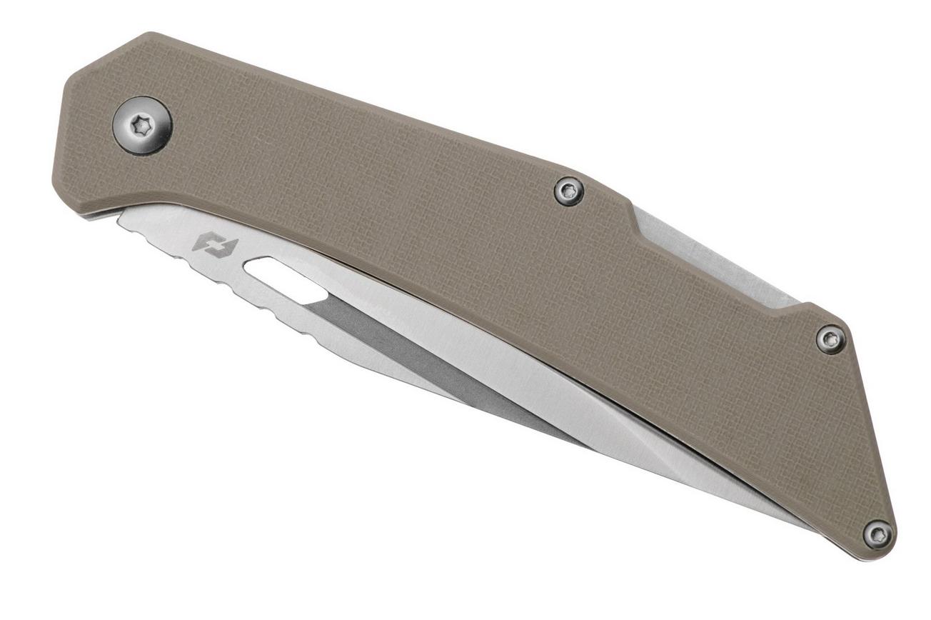 Schrade Slingshot 1159301 Tan G10, zakmes