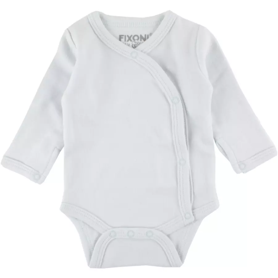 FIXONI Frühchen Wickelbody blue