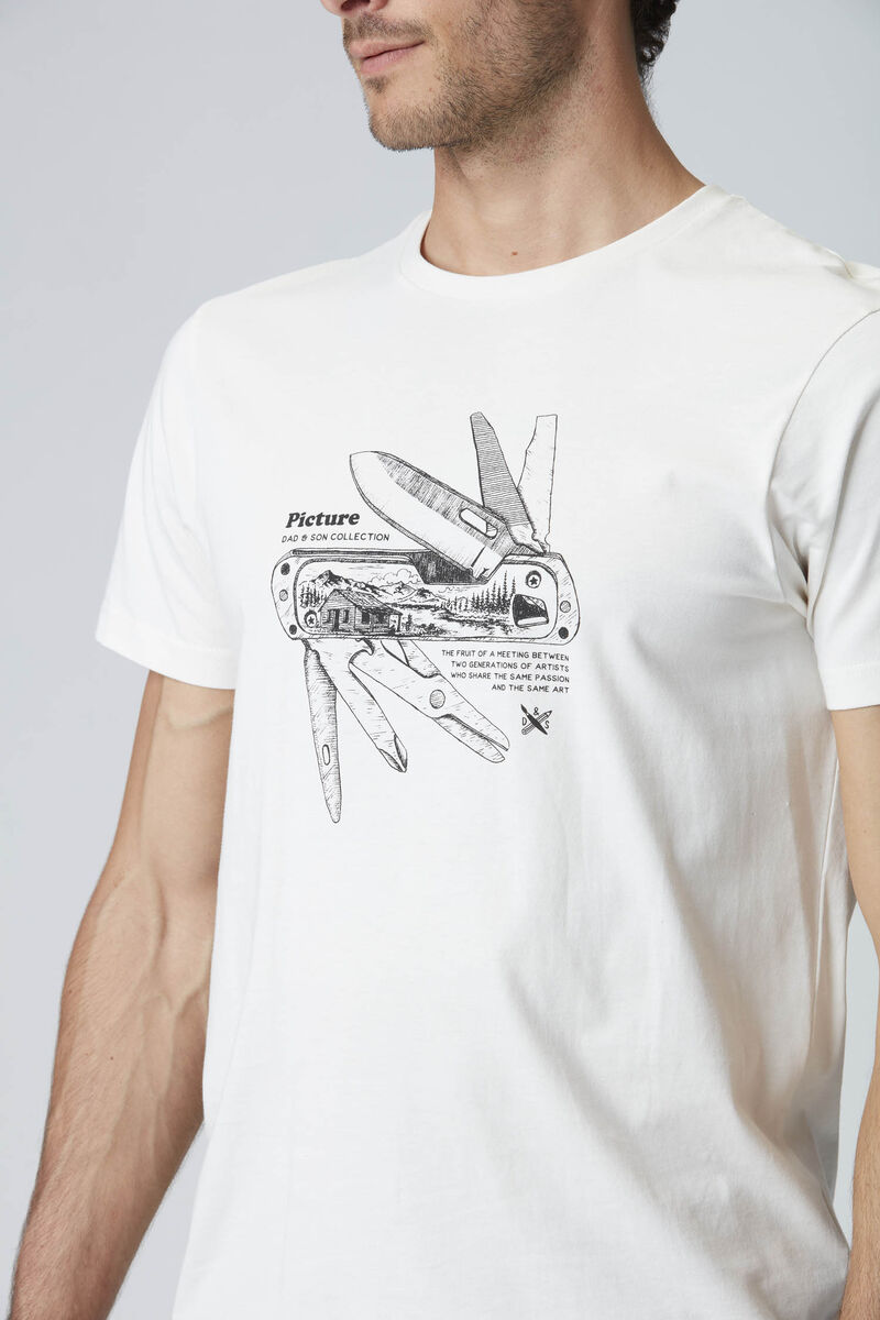 Picture D&S Multitool Tee Natural White