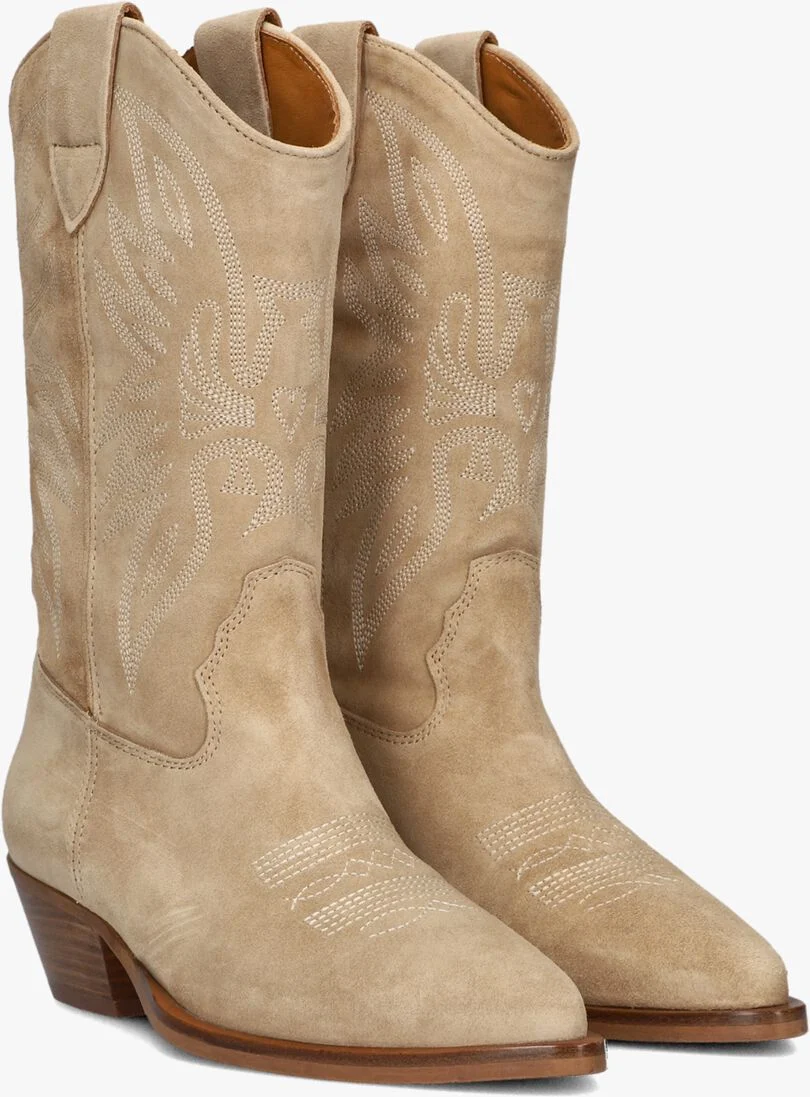 ALPE beige alpe enkellaarsjes 5001