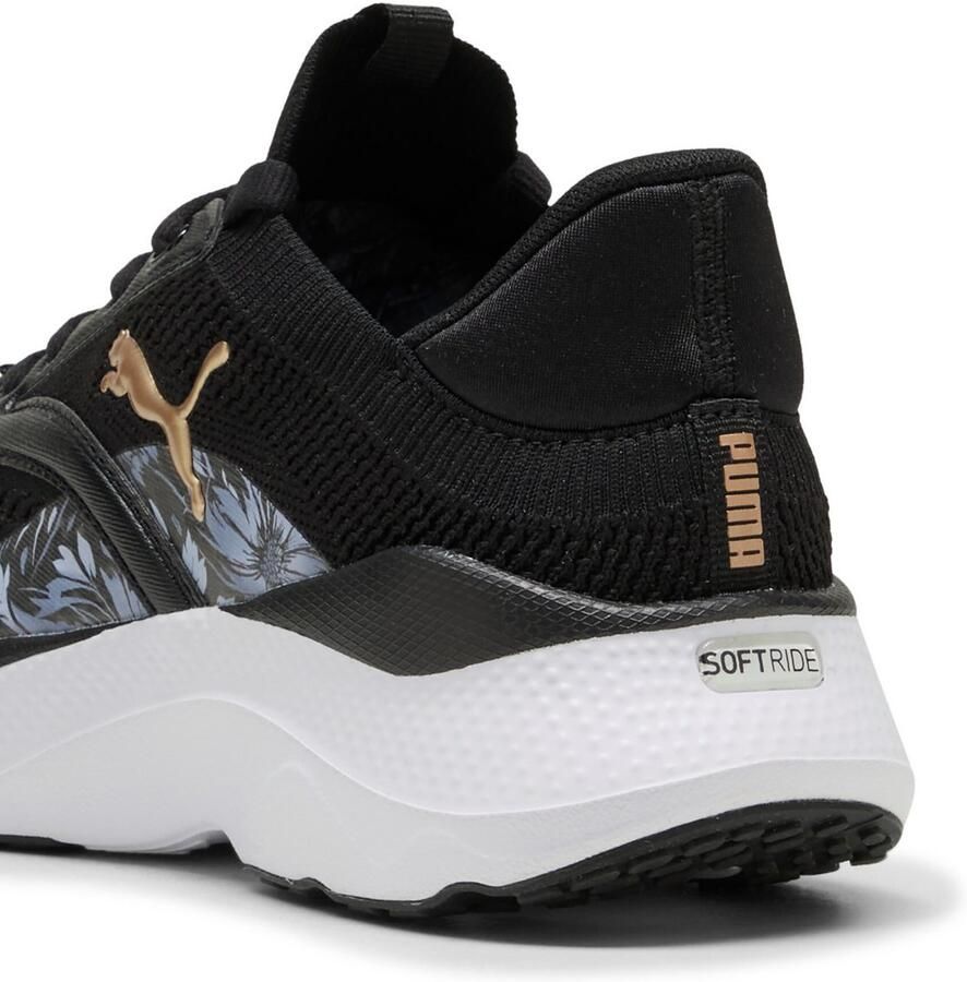 Puma Softride Mayve Bloom hardloopschoenen zwart lila