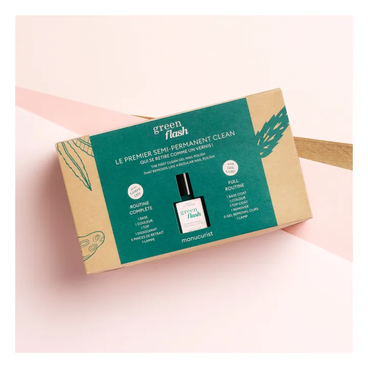 Manucurist Coffret routine semi-permanent Green Flash - 15 ml | Hortencia