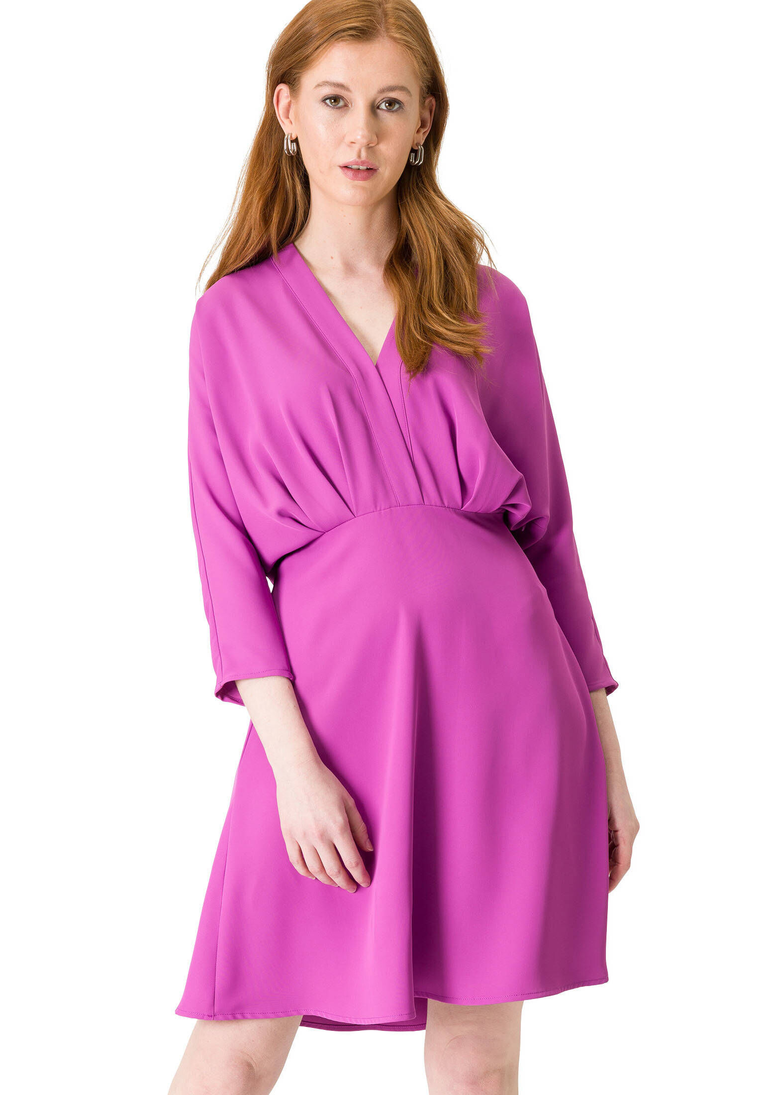 zero| Damen Minikleid mit Raffung