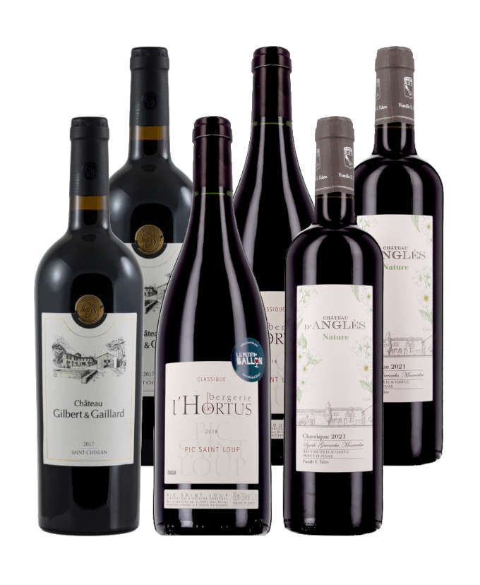 Grandes Cuvées du Languedoc-Roussillon - 6 bouteilles