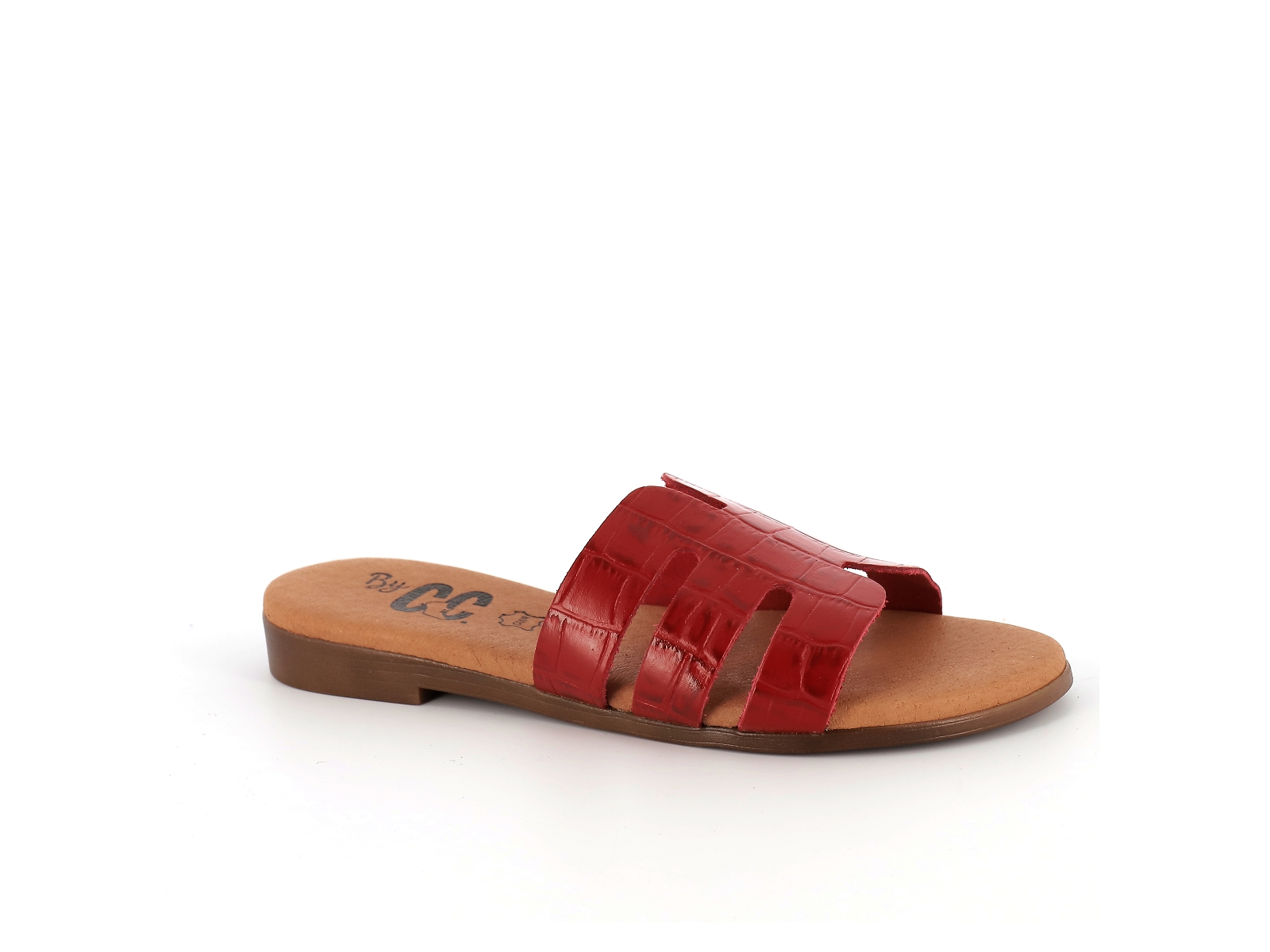 Chaussures du chateau-9176 Cuir Rouge