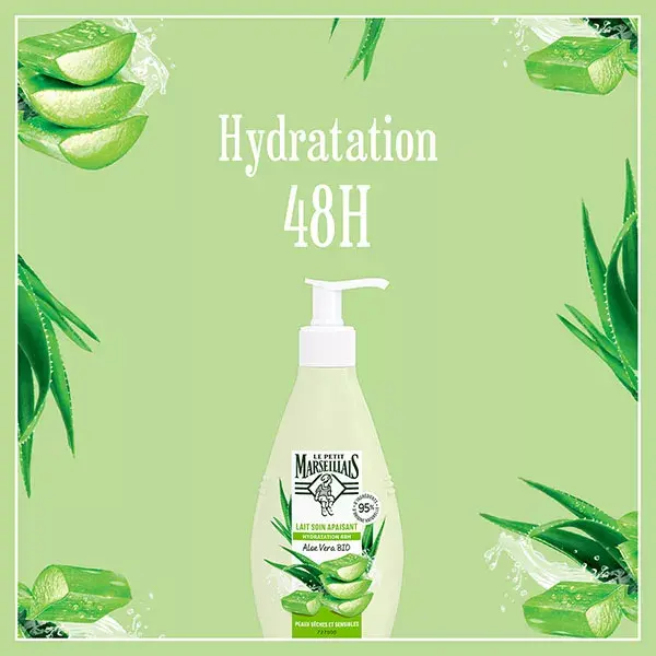 Loção Corporal Hidratante e Suavizante Le Petit Marseillais com Aloe Vera Orgânica 250ml