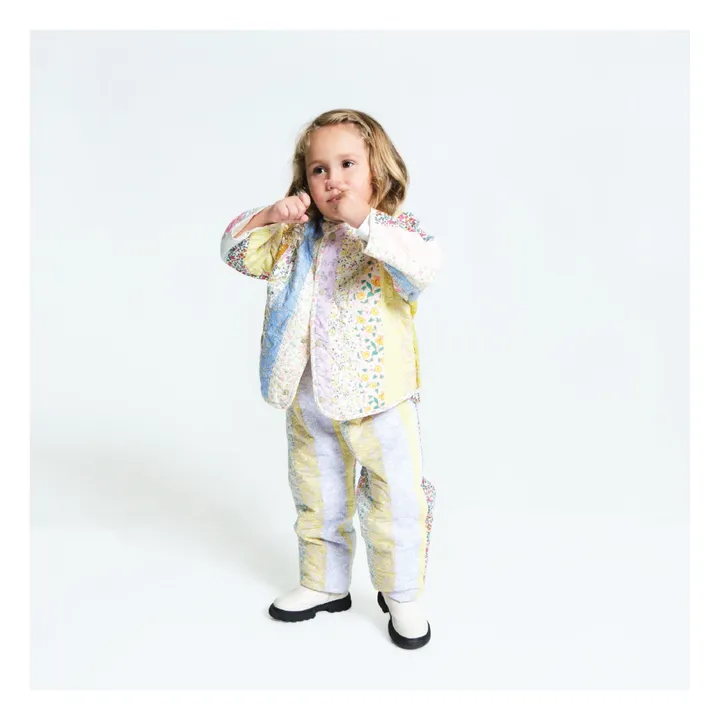Esther Veste Matelassée Patchwork Bingley | Jaune