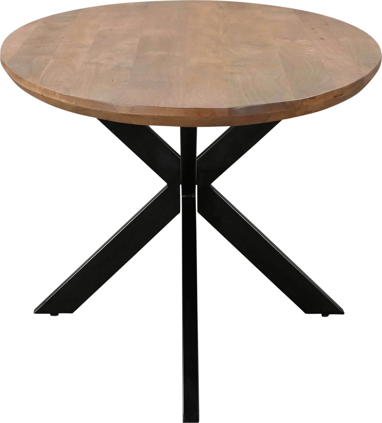 Livingfurn eettafel Jesper naturel / zwart 180 x 90 x 76 cm