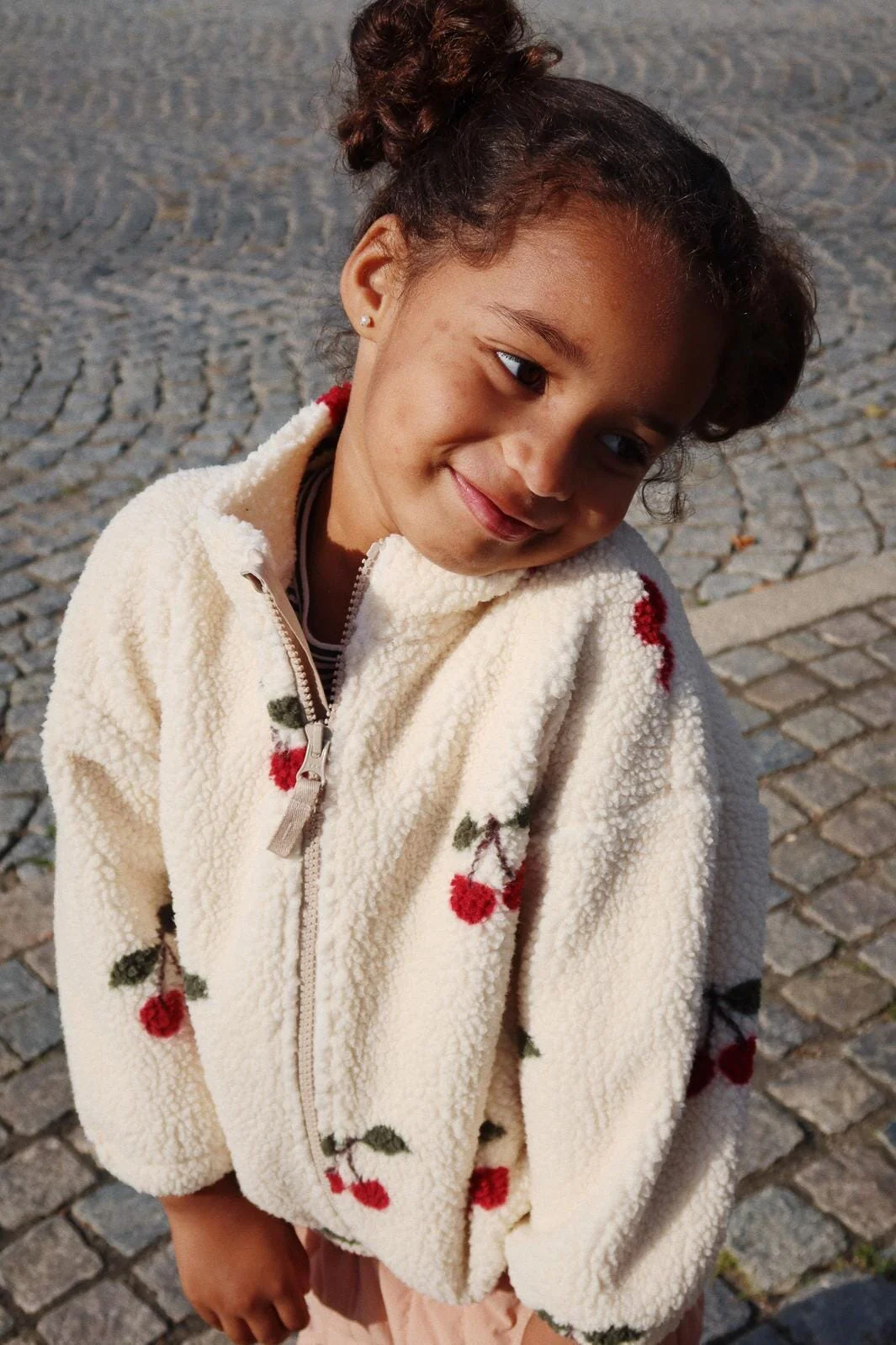 Konges Sløjd Jody Teddy Jacket Grs cherry