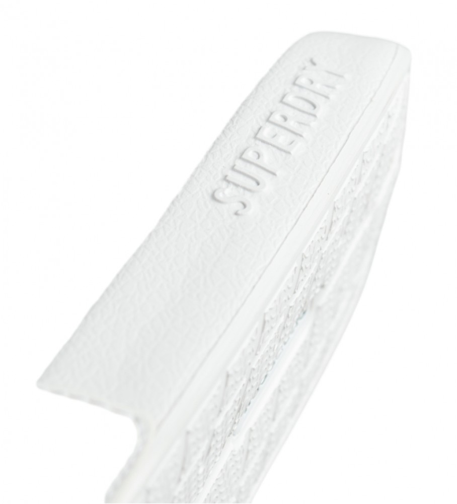 Chinelo de piscina branco Superdry Code Core