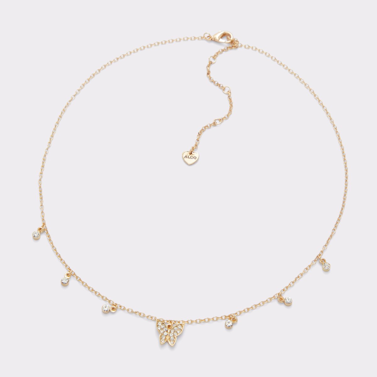 Legardoweth Gold-Clear Multi Women Necklaces
