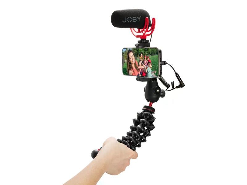 Joby Smartphone-Stativ GripTight PRO 3 GorillaPod Flexibles Stativ-Kit mit GripTight Pro 3 Halterung und GorillaPod 1K Stativ