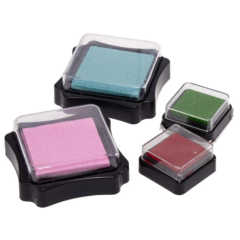 Encreur vert rouge et rose x3