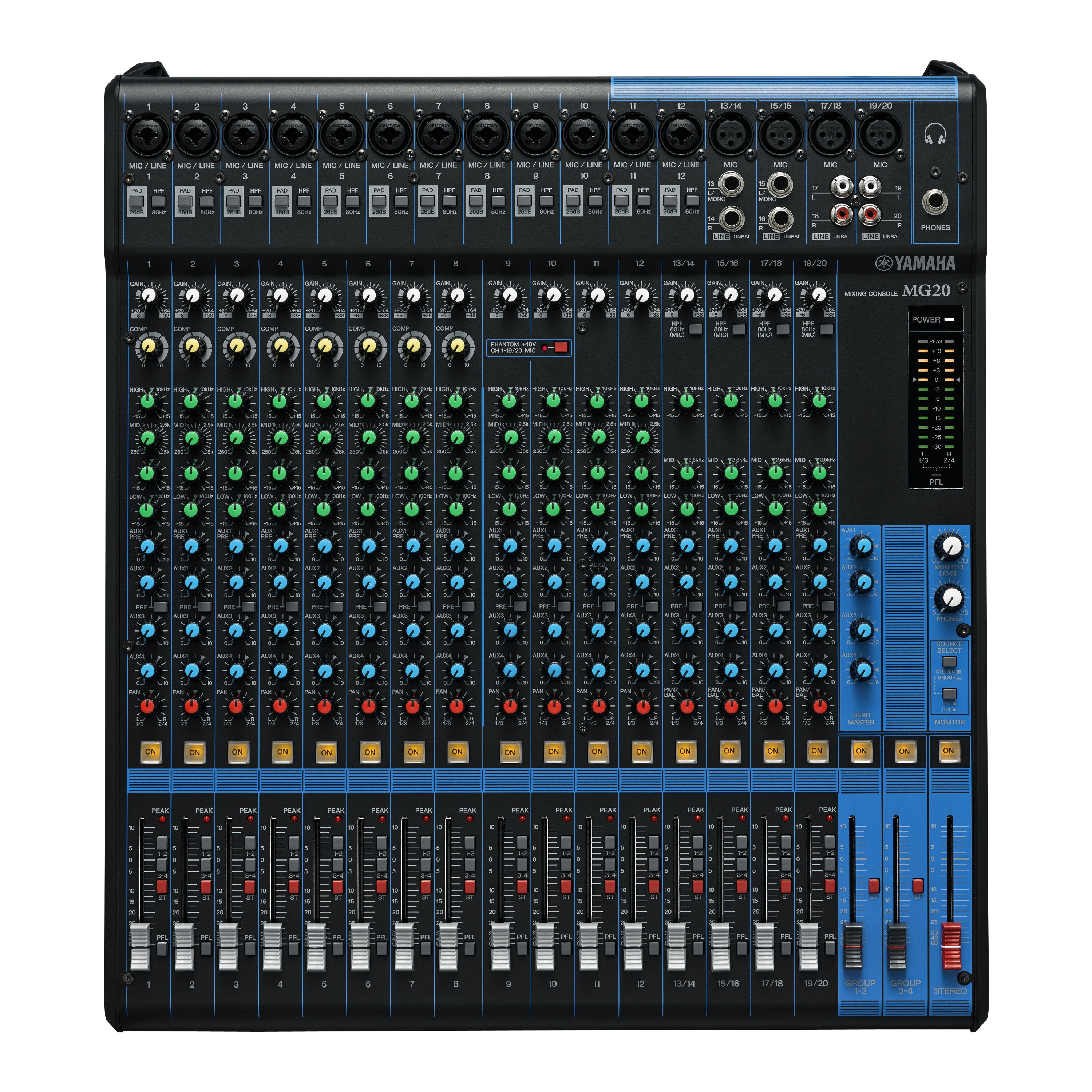 Yamaha MG20YEM mengpaneel 20-kanaals