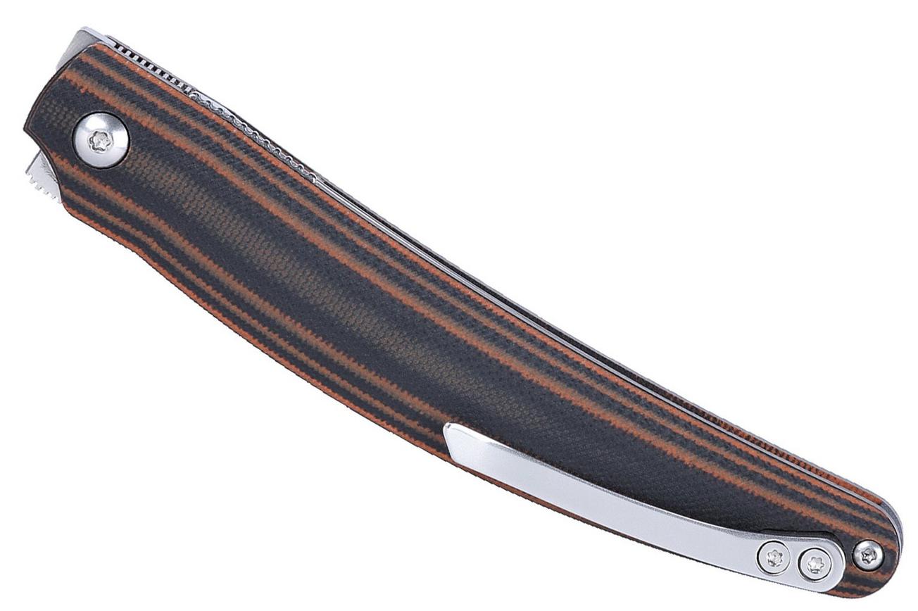 CRKT Ancestor 5930 Brown Black G10 zakmes, Darriel Caston design