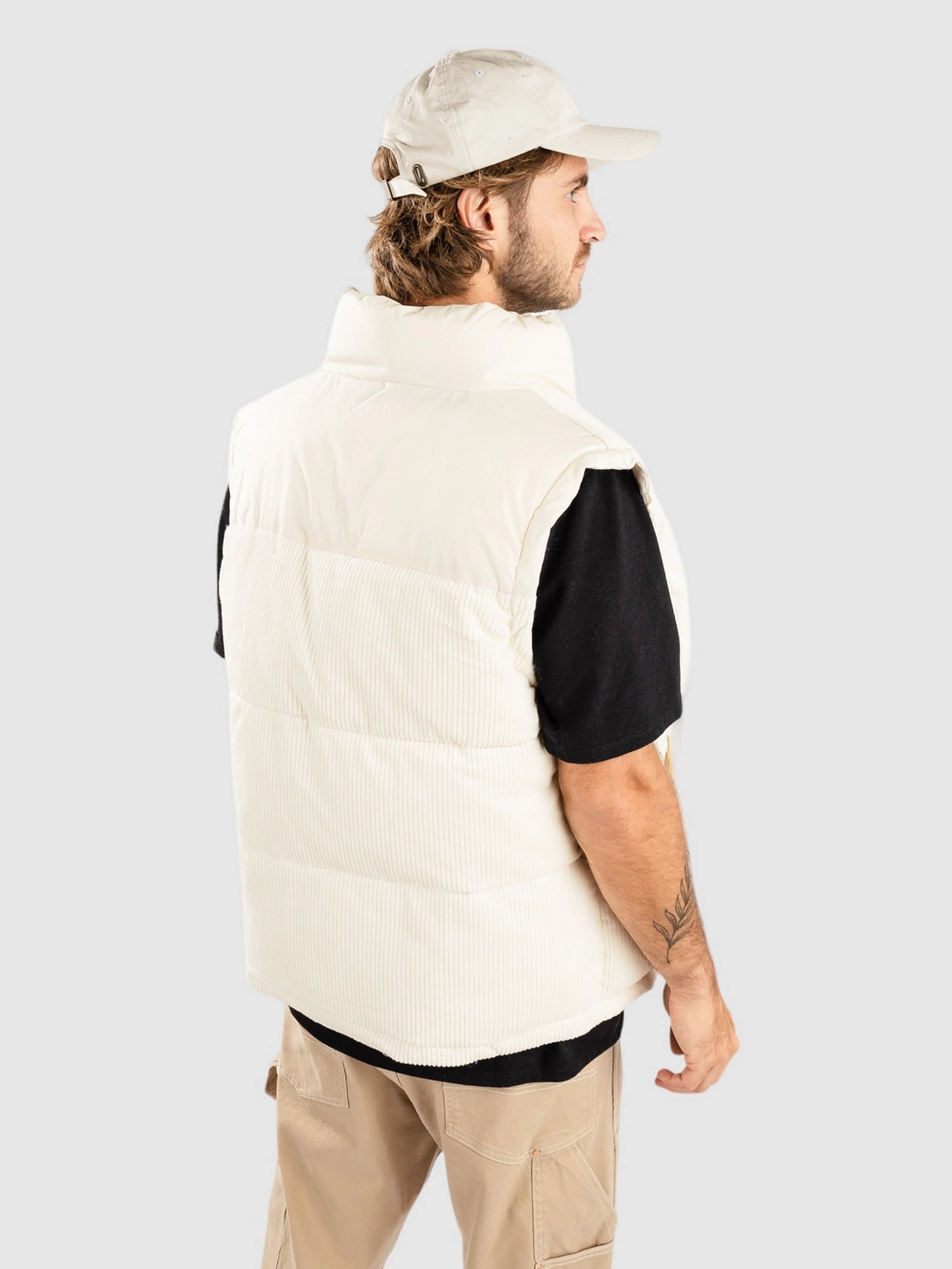 Urban Classics Cord Vest whitesand