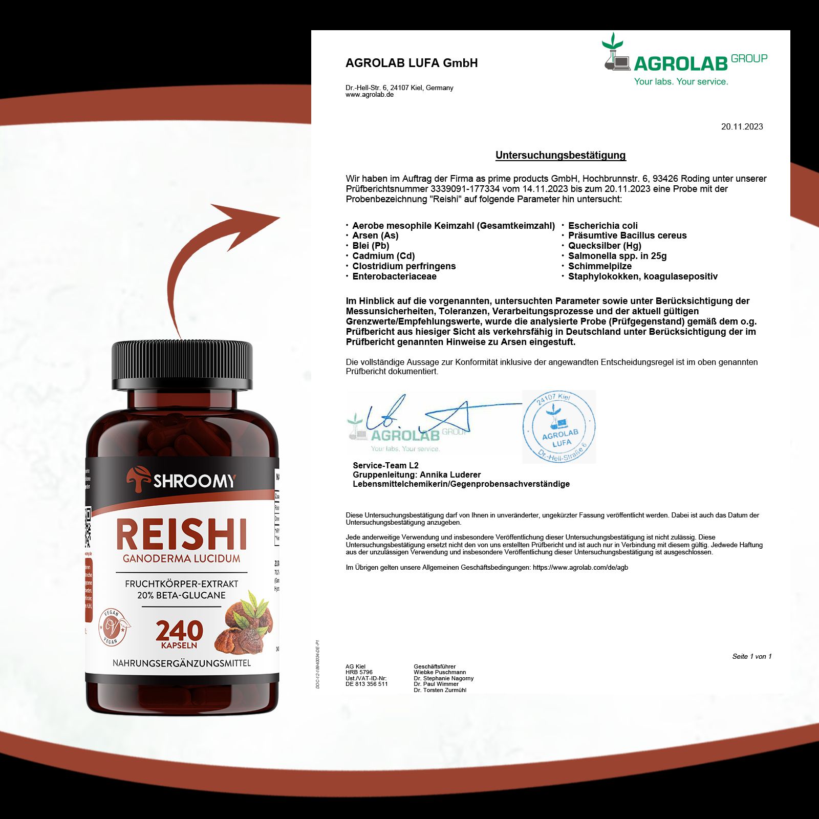 SHROOMY Reishi Extrakt Kapseln