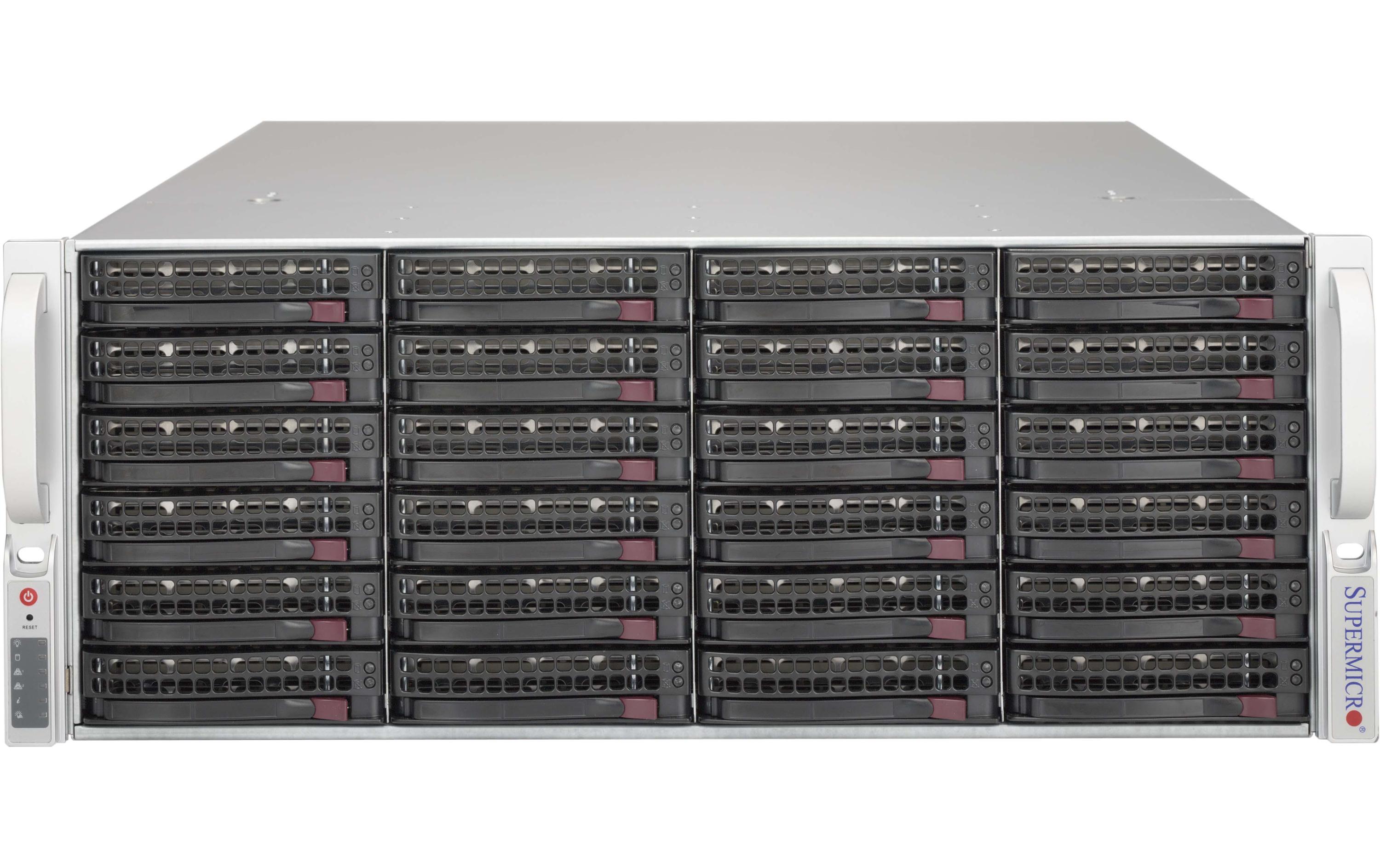 JBOD Gehäuse SC846BE2C-R1K03JBOD<br>Servergehäuse für JBOD-Lösungen, HE