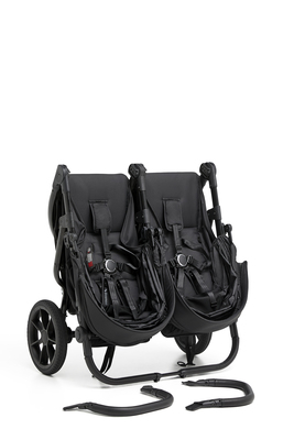 Beemoo BFF60 2 Søskenvogn, Night Black