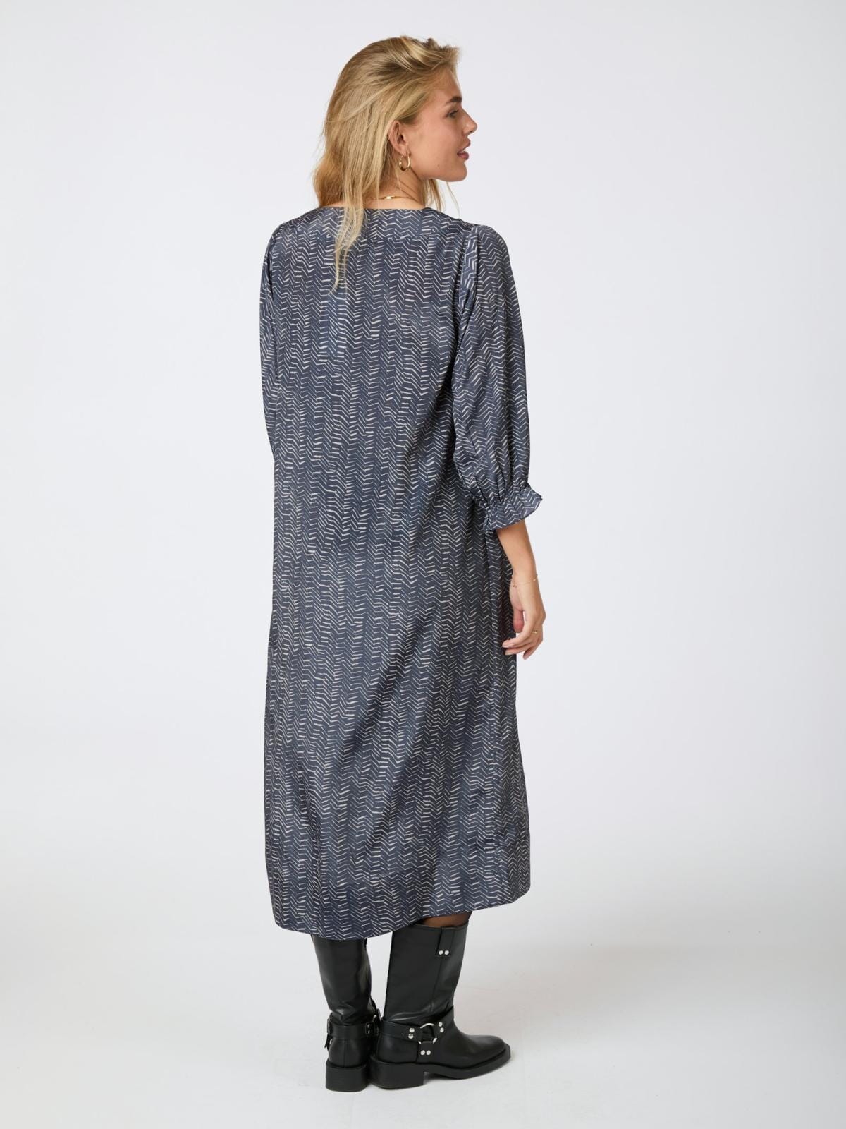 Neo Noir Palace Zigzag Duo Dress