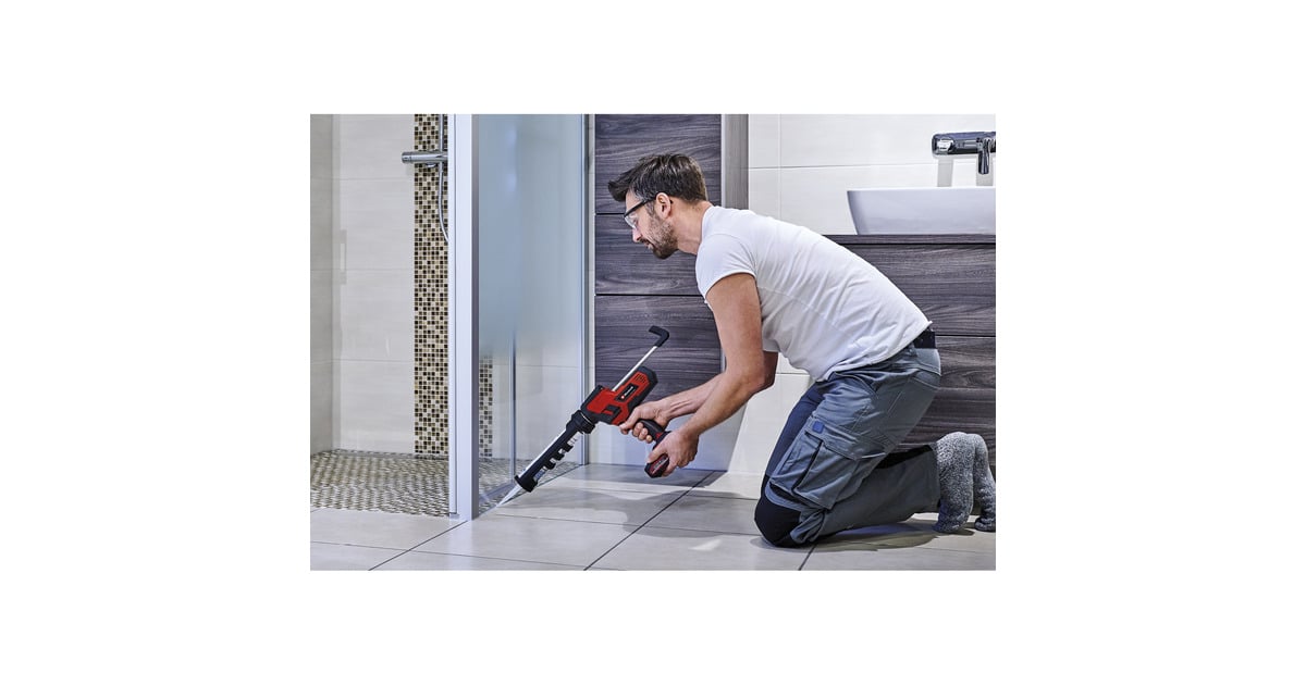 EINHELLAccu Kitpistool Power X-Change TE-SG 18/10 Li - Solo  (Rood/zwart, Accu en oplader niet inbegrepen)