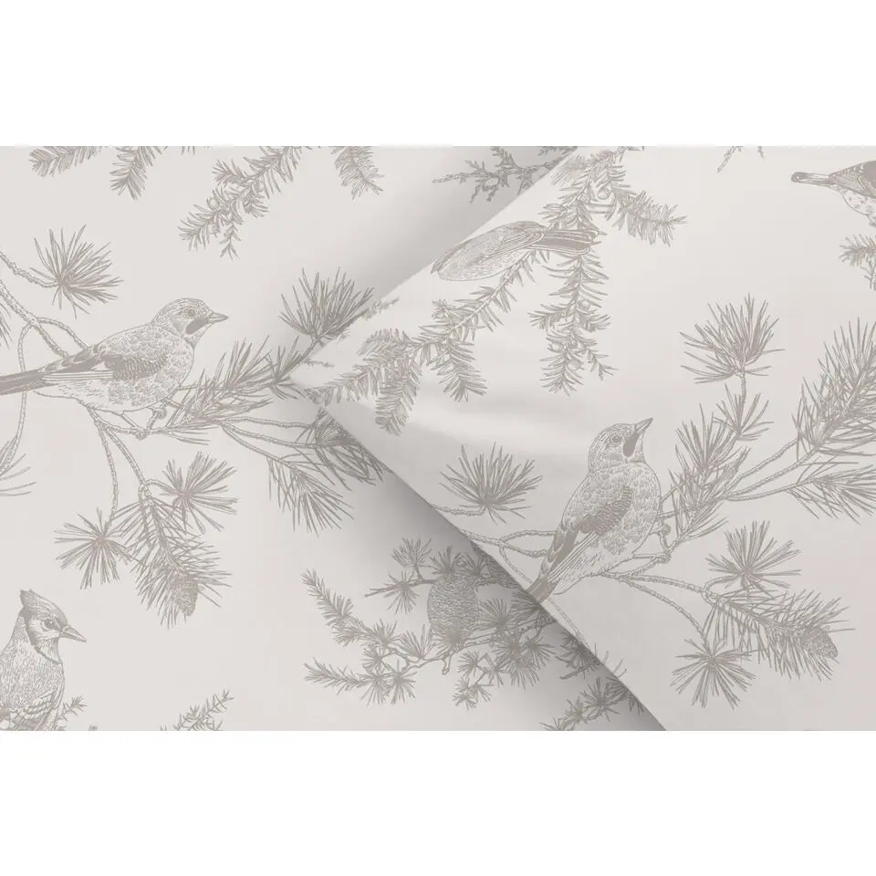 Dekbedovertrek Noalyn - off-white/taupe - 240x200/220 cm