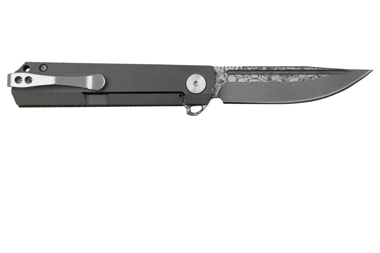 Böker Plus Cataclyst Damascus 01BO478DAM Green Micarta zakmes