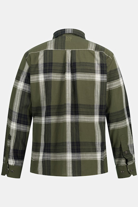 Karohemd, Langarm, verdeckter Buttondown-Kragen, Modern Fit,
