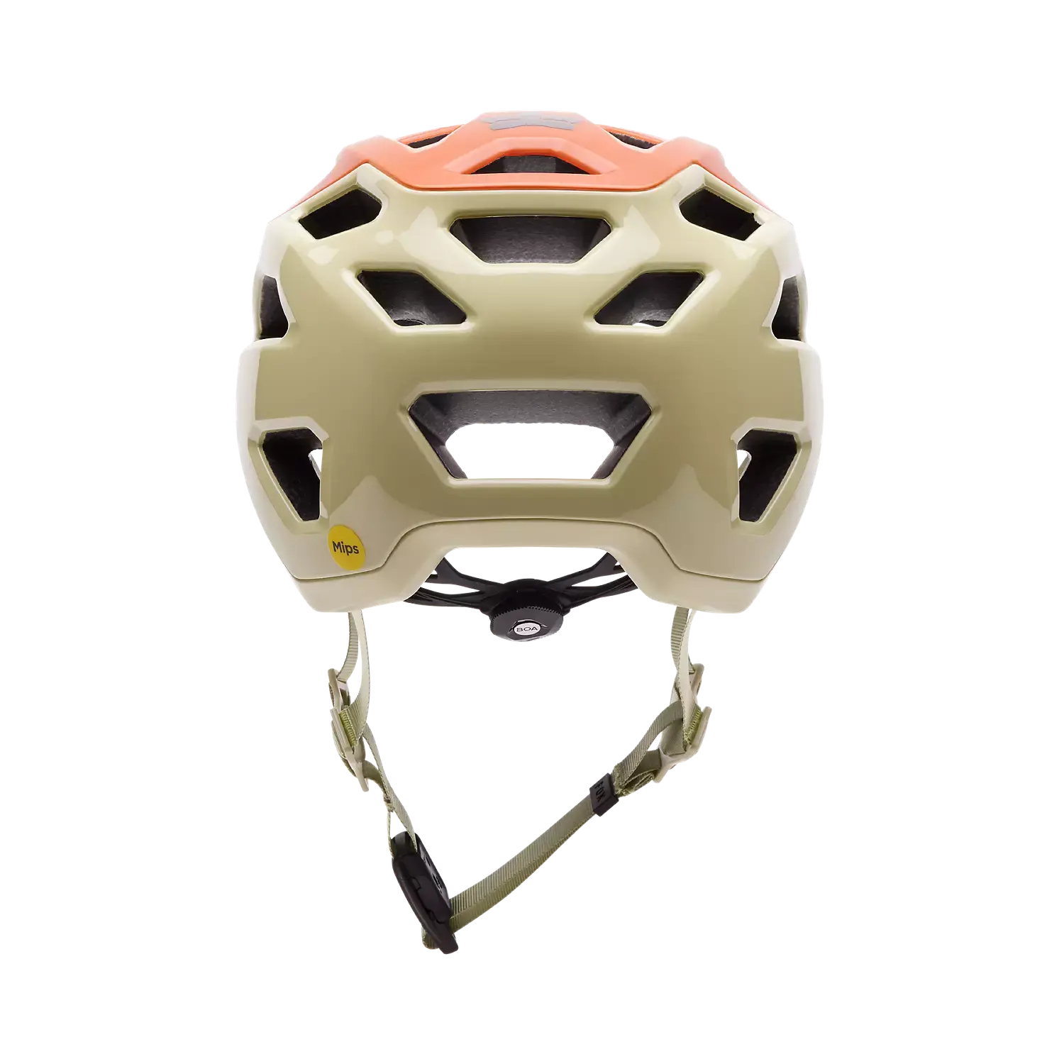Fox Crossframe Pro Exploration MTB Fietshelm Beige/Oranje