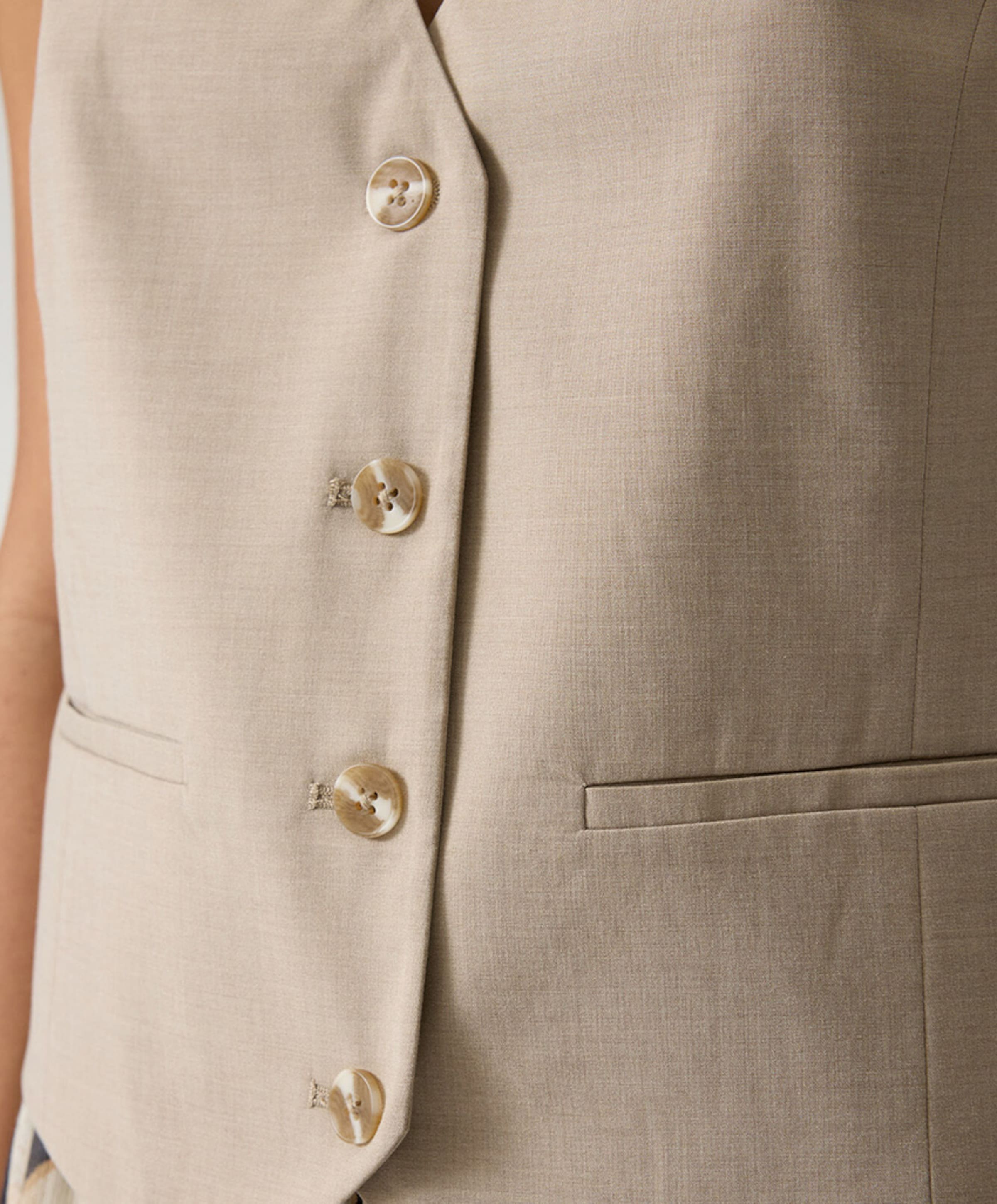 Garcia Dames gilet beige