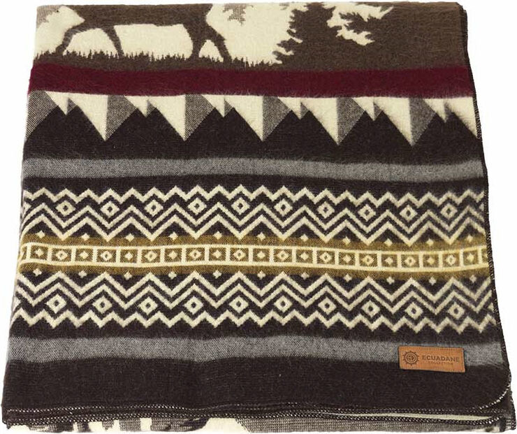 Garntex Ecuadane Mountain Plaid, Brown Brun