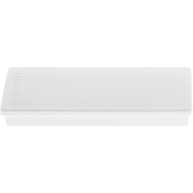 Magnetoplan Magnete Discofix, 55 x 22 mm, weiss, 10 Stück