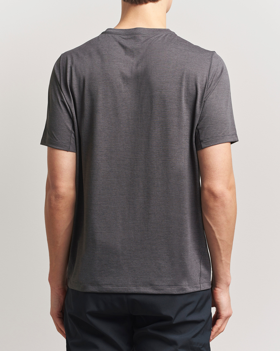 Arc'teryx Cormac Bird Logo Crew Neck T-Shirt Black Heather